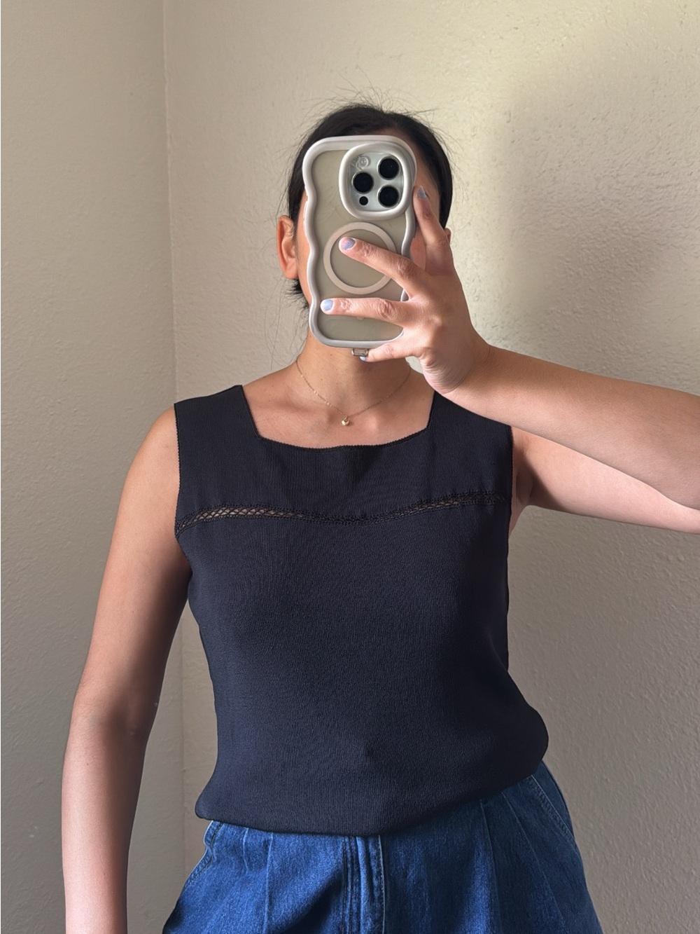 Vintage knit tank